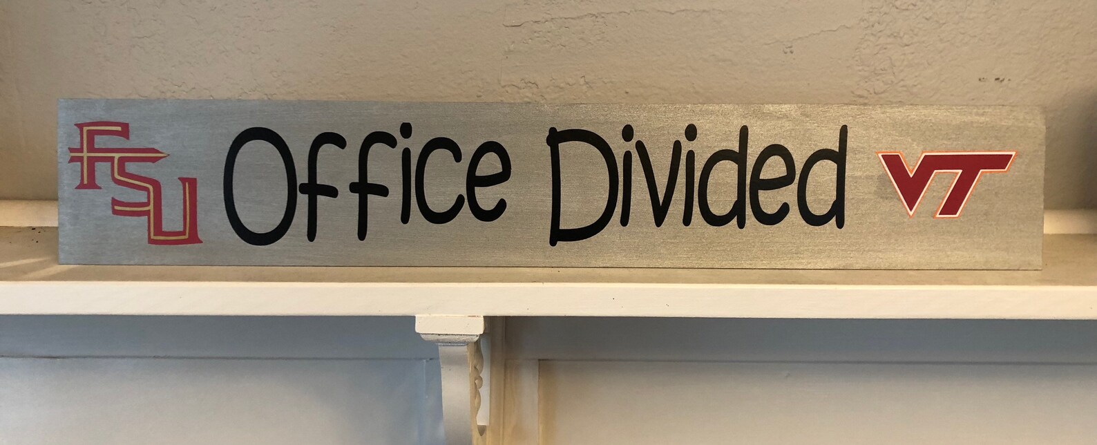 House Divided Wooden Sign Etsy