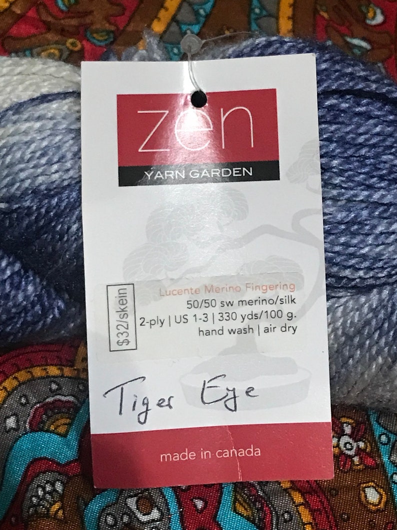 Tiger Eye Zen Yarn Garden