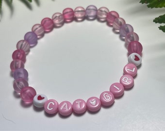 Catgirl Beaded Bracelet