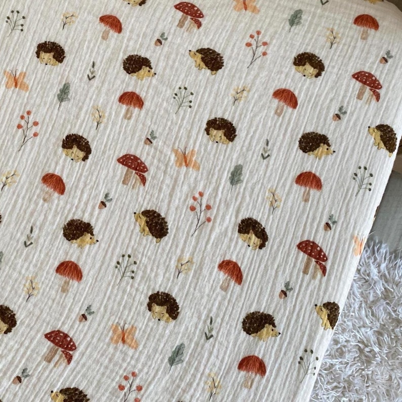 Muslin Cotton Fitted Sheets for Stokke Snoozi Bassinet, Stokke Sleepi Mini V2 V3 Fitted Sheets, Stokke Sleepi Junior Fitted Sheets