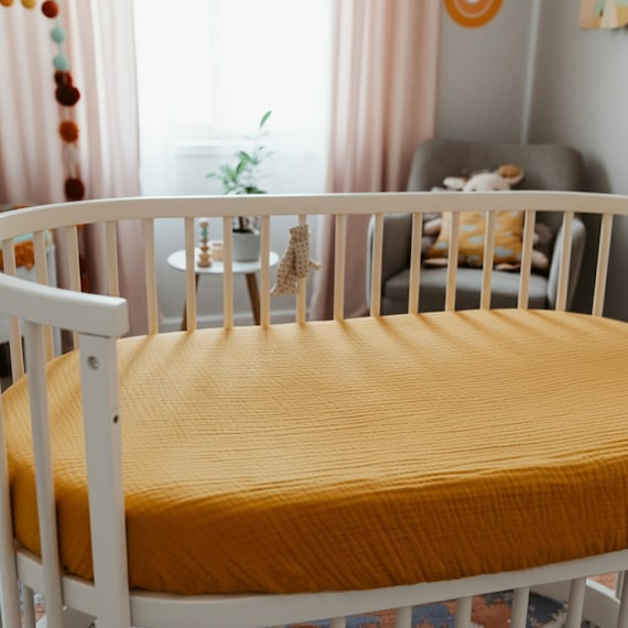 Muslin Sheets for Stokke V2 V3 Cribs - Organic Cotton Fitted for Sleepi -  Etsy Israel