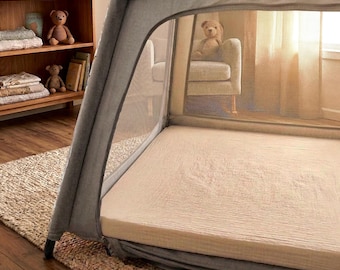 Muslin Sheets for Newton Deluxe Travel, Bassinet Insert and Travel Compact Cribs