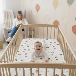 Organic Muslin Cotton Fitted Sheet: Baby, Crib, Bassinet - Custom Size