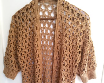 Camel Ride Cardigan || Crochet Pattern