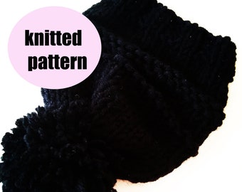 Black Swan Beanie Knitted pattern