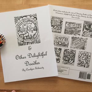I Adulted Today & Other Delightful Doodles, Coloring Book Download, PDF, Digital, Clean Adult coloring, Anti-Stress Coloring, Mother&#39;s Day