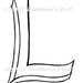 Blank Capital Letter L, Coloring Page, Digital Download, Printable ...