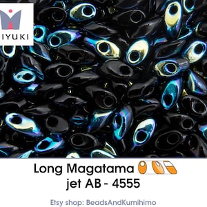 jet AB - 4555 - Long Magatama (10 gram)