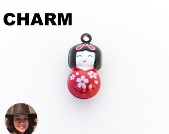 japanese woman charm / bell