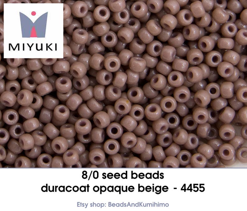 seedbeads 10 gram 4455 80 duracoat opaque beige