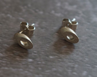 Silver tube studs (thin)