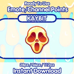 MÁSCARA DORADA Icono de puntos del canal de Twitch / Icono de puntos del canal de Twitch / Emotes de Twitch / Emotes de transmisión / Canje de puntos del canal