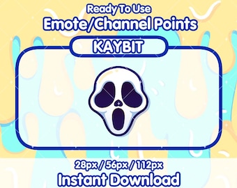 HORROR MASK Twitch Channel Points Icon | Twitch Channel Point Icon | Twitch Emotes | Stream Emotes | Channel Point Redeem