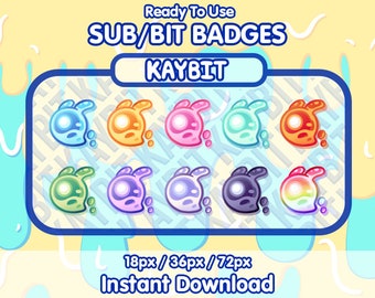 GENSHIN IMPACT Seelie Twitch Sub Badges | Bit Badges | Streamer Emotes | Genshin Twitch Badges