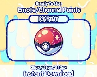 PKMN BALL Twitch Channel Points Icon | Twitch Channel Point Icon | Twitch Emotes | Stream Emotes | Channel Point Redeem