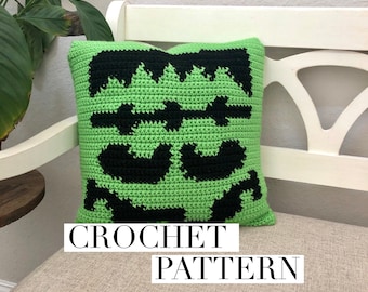 Frankenstein Crochet Pillow Pattern