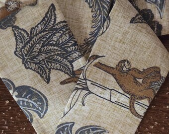 Monkeys- Stock Tie @spoonflower fabric
