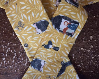 Slewping Beauty Stock Tie @spoonflower fabric