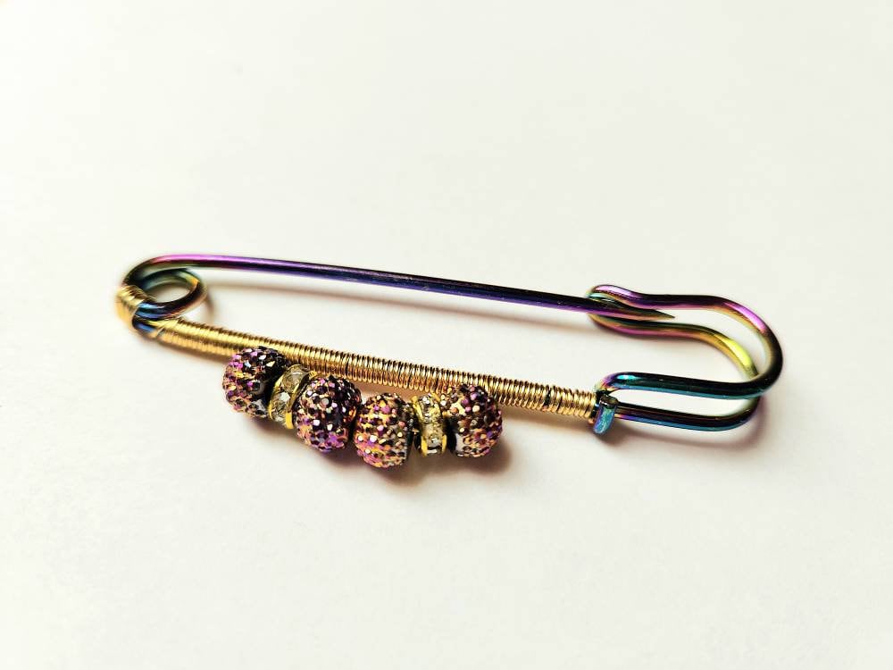 Broche Argent Et Diamanté THE SHOWING SHOP Pour Concours Ou Show - Pin Stock Neuf