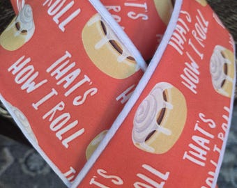 Cinnamon Roll Stock Tie- Spoonflower fabric