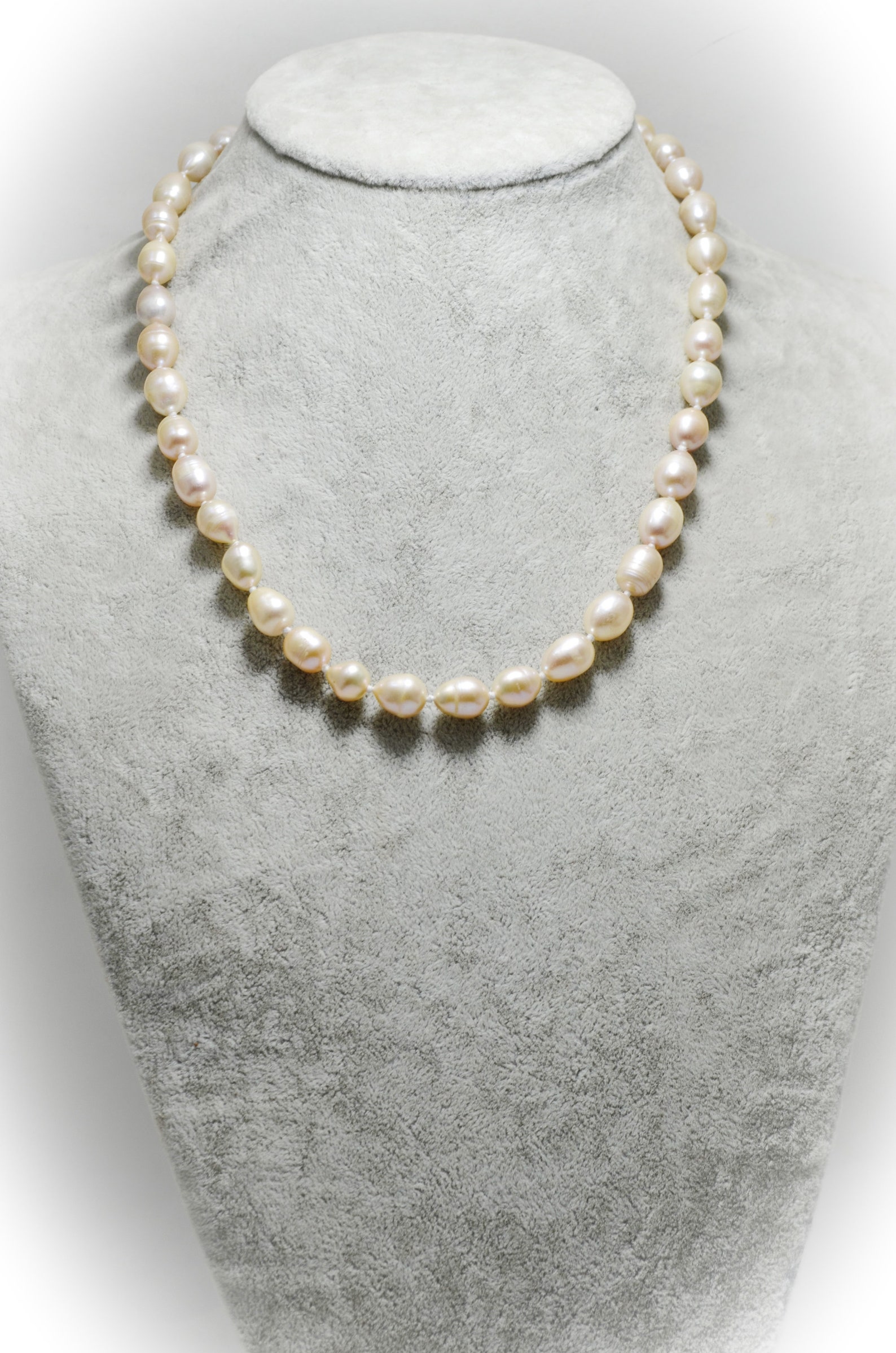 Pink Pearl Chunky Necklace Natural Freshwater Pearl Jewelry Etsy