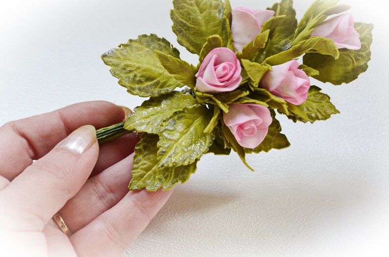 Pink Rose Brooch Pink Flower Pin Wedding Bridal Brooch Etsy