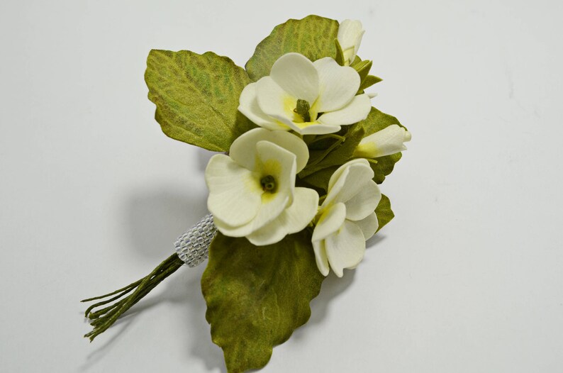 White Flower Brooch Pin Wedding Bridal Brooch Bouquet Etsy