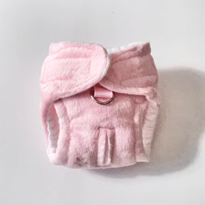 Pink Velvet Marmoset Diaper