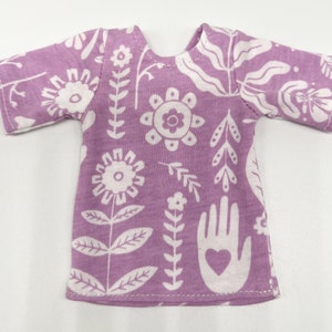 Lavender Namaste Cotton Knit Marmoset Shirt