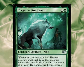 Torgal A Fine Hound Commander Deck Magic the Gathering Wolves Dogs Werewolves Humans