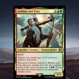 Extra Combat Phases Commander Deck for Magic The Gathering, with Balthier and Fran