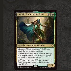 Lathril, Blade of the Elves Commander Deck Elf EDH Magic The Gathering