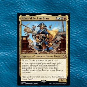 Pirate Commander Deck Magic The Gathering Admiral Beckett Brass