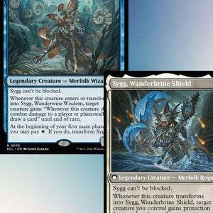 Merfolk Commander Deck Magic The Gathering Sygg Wanderwine Wisdom