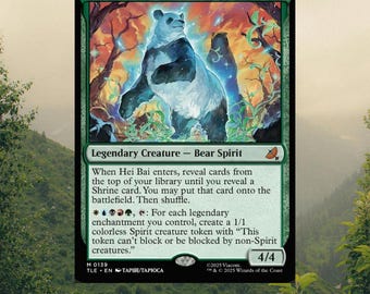 Hei Bai, Forest Guardian | Proxy Card - Etsy