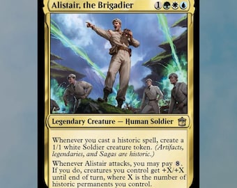 Alistair, the Brigadier Commander Deck Magic the Gathering MTG EDH
