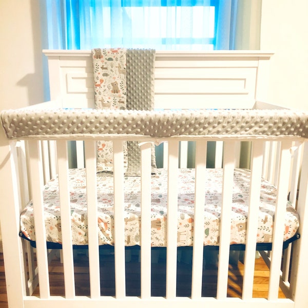 Crib Rail Cover Etsy