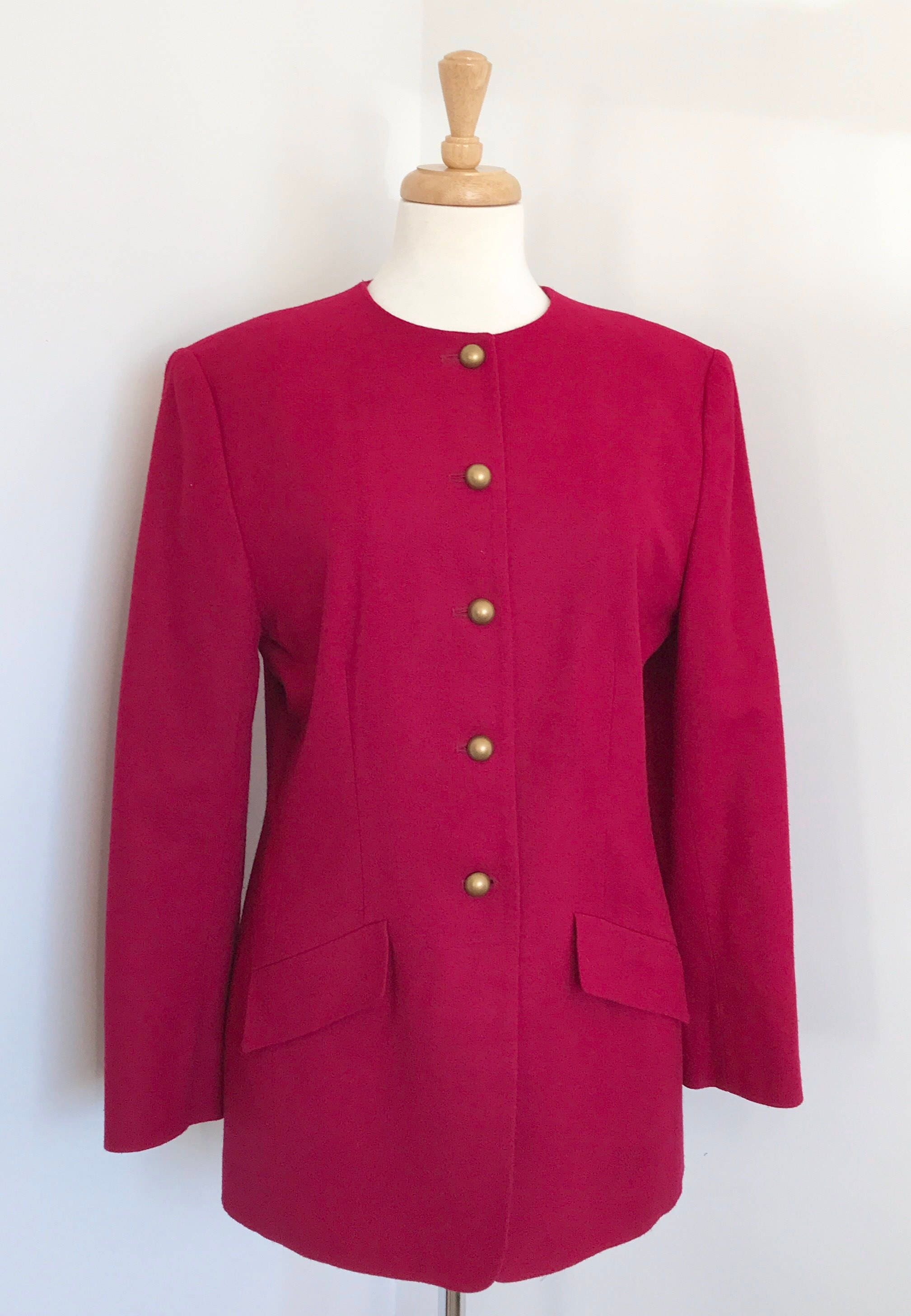 Vintage pink wool jacket by Pendleton US Women's size 10 | Etsy