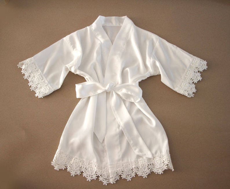 Sale Baby Robeflower Girl Robesatin Baby and Adult Etsy