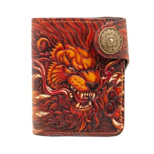 Handmade Lion wallet