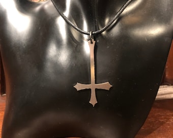 Inverted cross - necklace