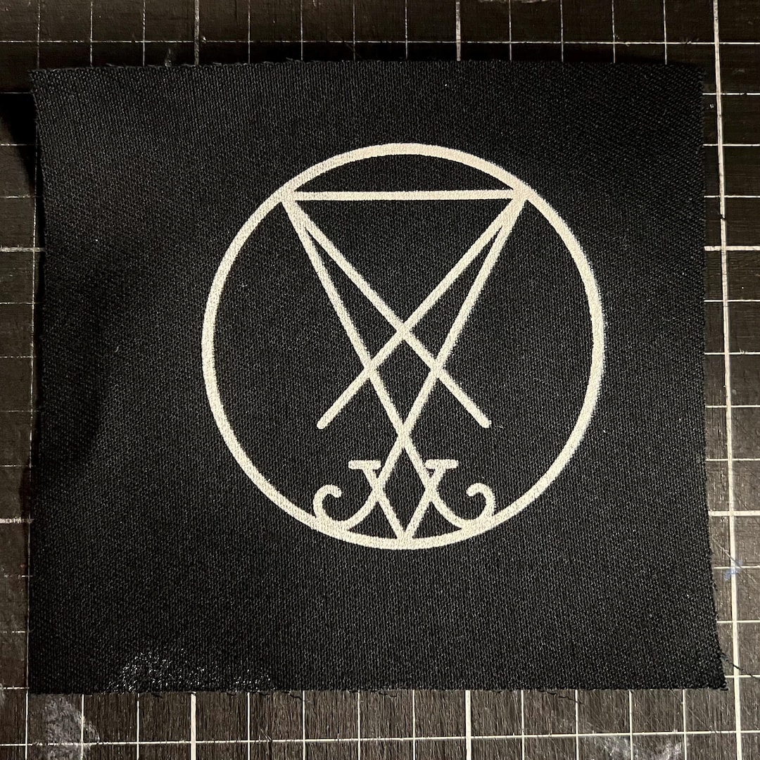 Lucifer Back Patch Lucifer Sigil - Patch - Etsy