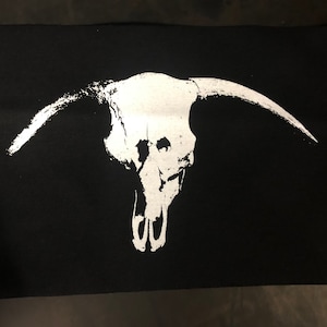 Bull skull - patch