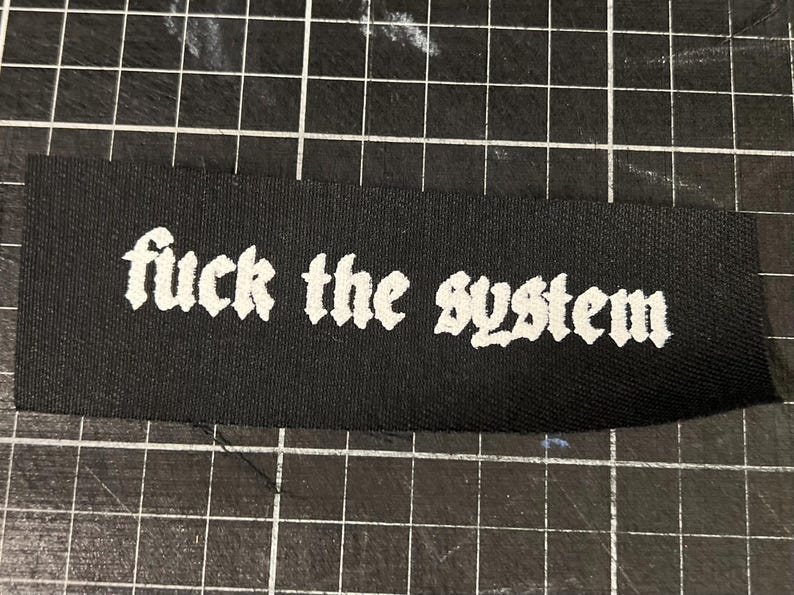 Fuck the system - patch image 1