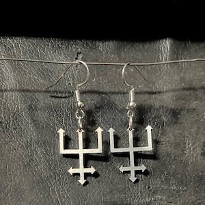 Trident - earrings small Pair
