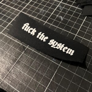 Fuck the system - patch image 2
