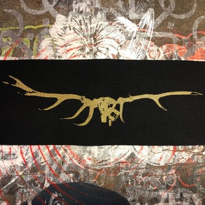 Gasmask w Antlers - patch