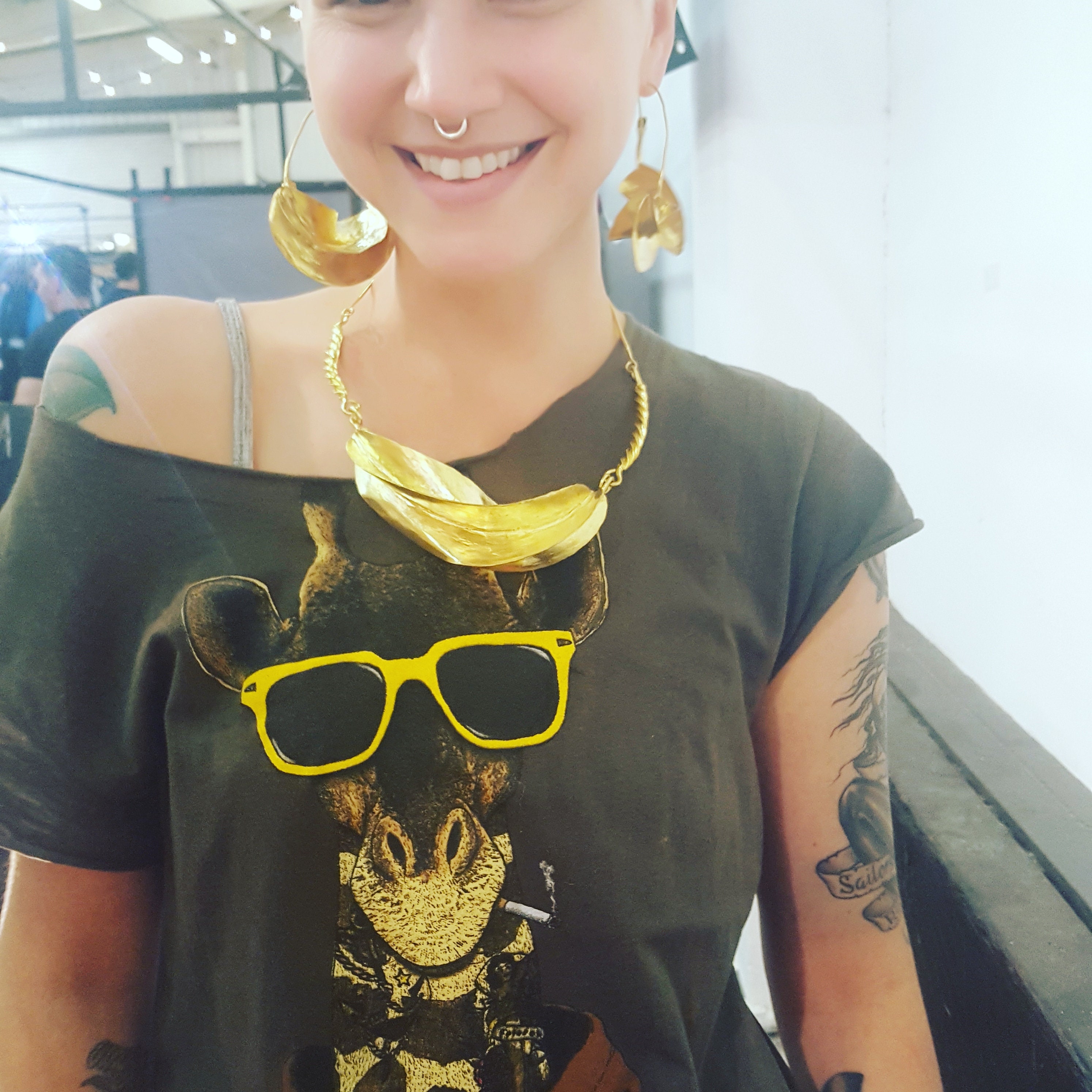 Handcrafted Classic Fulani Brass Necklace - Etsy