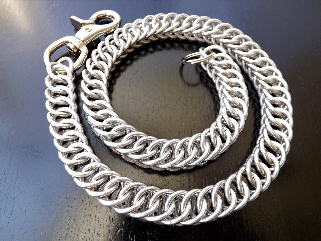 Chaîne De Portefeuille Style Punk Motard - Noire, Liens Camionneur - Longueur 16 Pouces (40cm) - Métal électroplaqué - Neuf