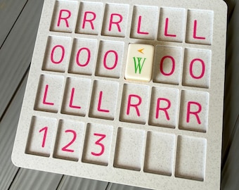 Planche solo de mahjong personnalisable imprimée en 3D, plateau d'entraînement
